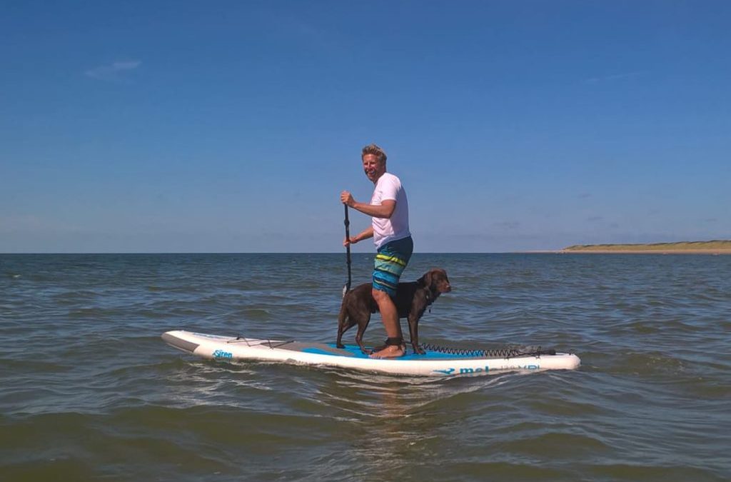 SUP- und Kanufahren mit Hund