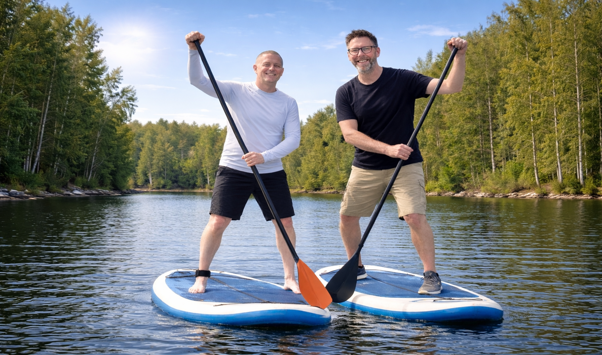 Zwei Paddel, ein Abenteuer: Mit Lars Thierling und Duncan Houlton auf Buddy-Tour durch die Wasserwelten der Niederlande