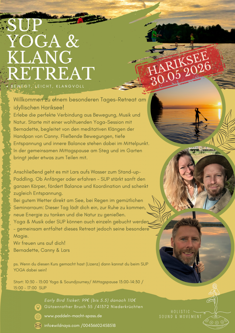 SUP YOGA & KLANG RETREAT