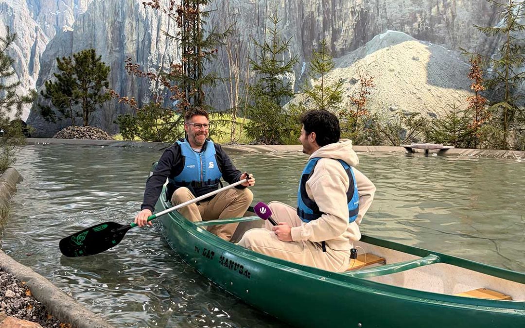 Wir machen Paddeln macht Spass sichtbar