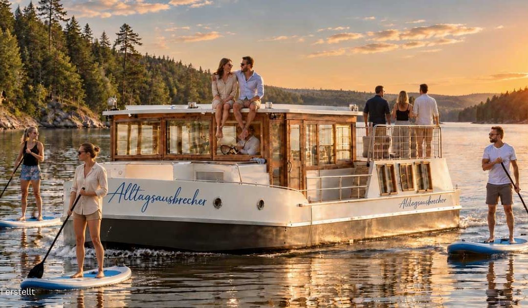 SUP-Hausboot-Reise nach zur Mecklenburger Seenplatte mit Paddeln macht Spass 2027